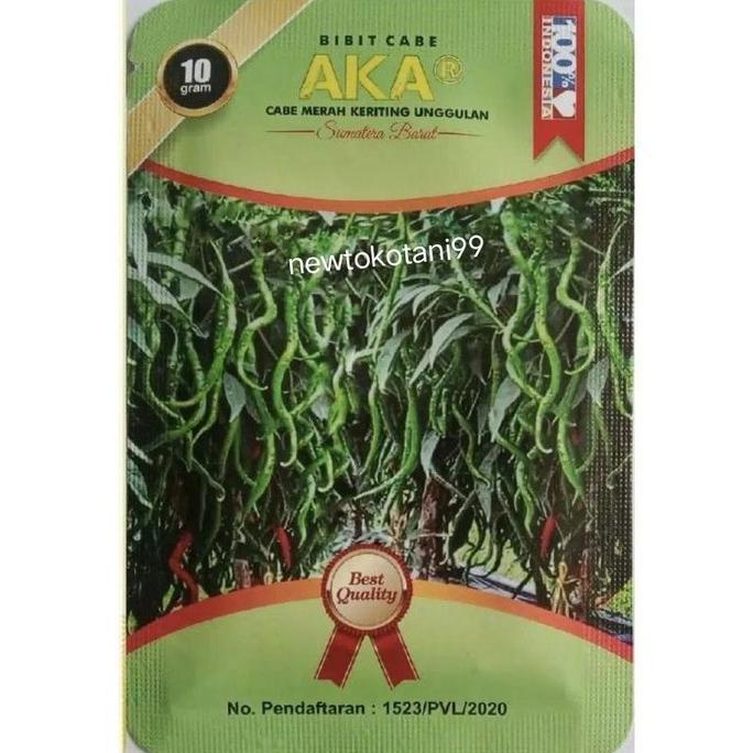 TERBARU - ( 10 bungkus ) Benih cabe AKAR 10gram GROSIR Cabe merah keriting cmk AKAR 10 gram benih ca