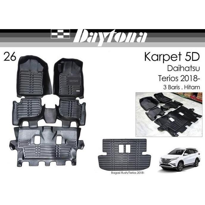 Promo DAYTONA Karpet 5D Daihatsu Terios Diskon
