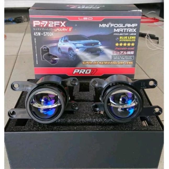 FOGLAMP BILED PRO7 P72FX MARK 2 BLUE LENS 45 WATT LAMPU KABUT