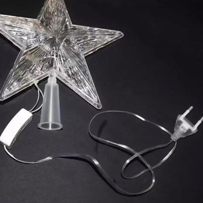 Hiasan ujung pohon natal/bintang pohon natal/bintang LED natal