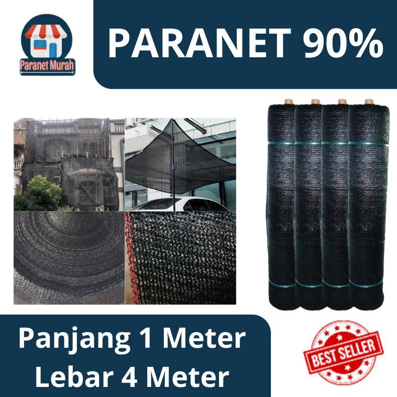 Bisa Cod Paranet 90% Lebar 4 Meter - Dekorasi Taman - Paranet Peneduh Anti Uv ><