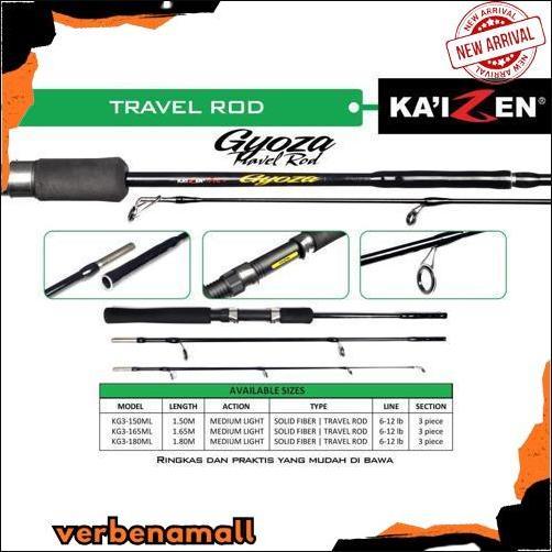 Produk Baru Rod Spinning Kaizen Gyoza Travel Rod