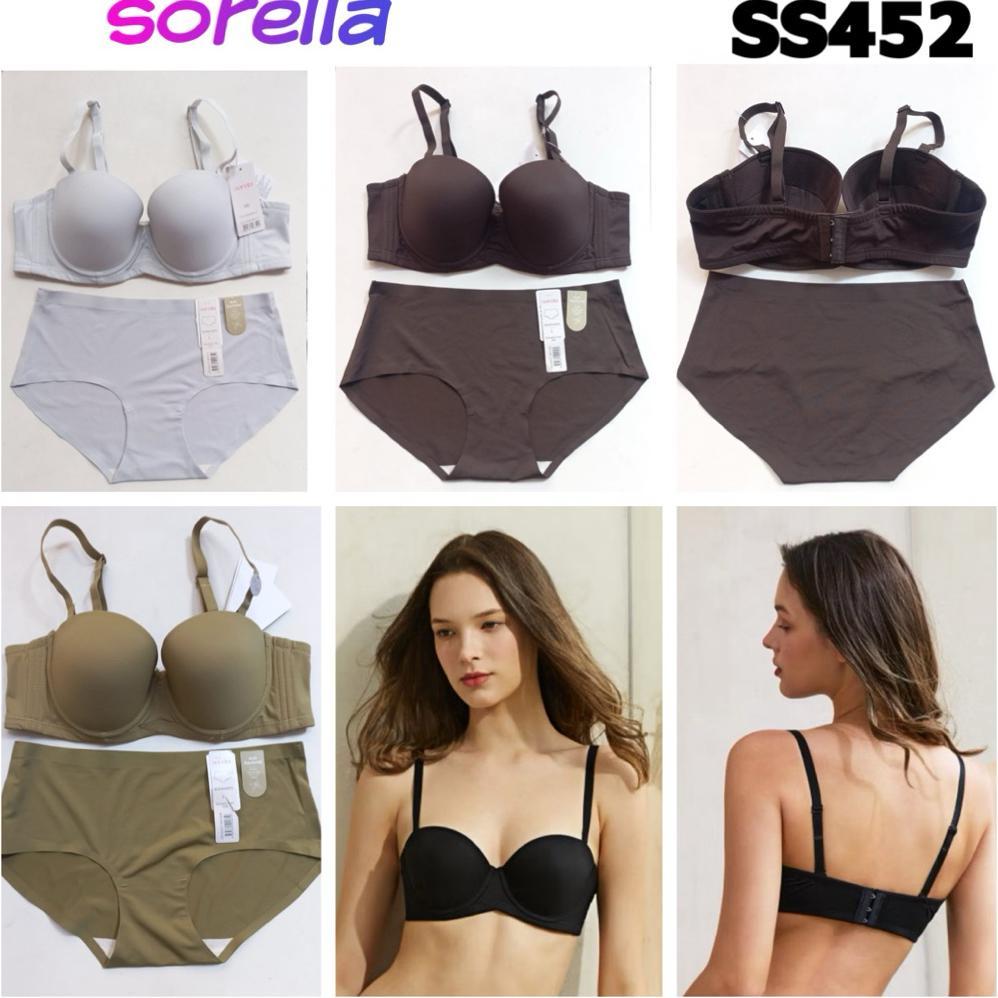 Ss452 Sorella bra set half cup 34B 34C 36B
