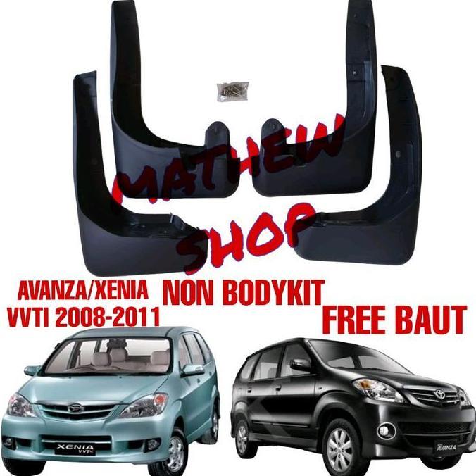 Promo Mud Guard Mudguard Xenia VVTI 2008 2009 2010 2011 / Karpet Penahan Lumpur Xenia Old Diskon