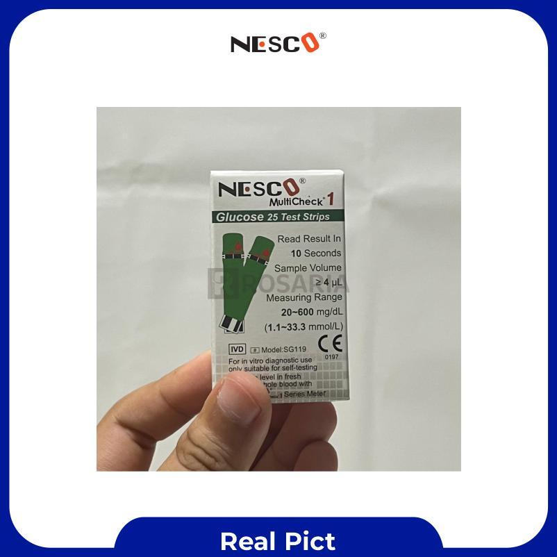 Strip Gula Darah Nesco Stik Gcu Glucose Tes Gula Darah Viral