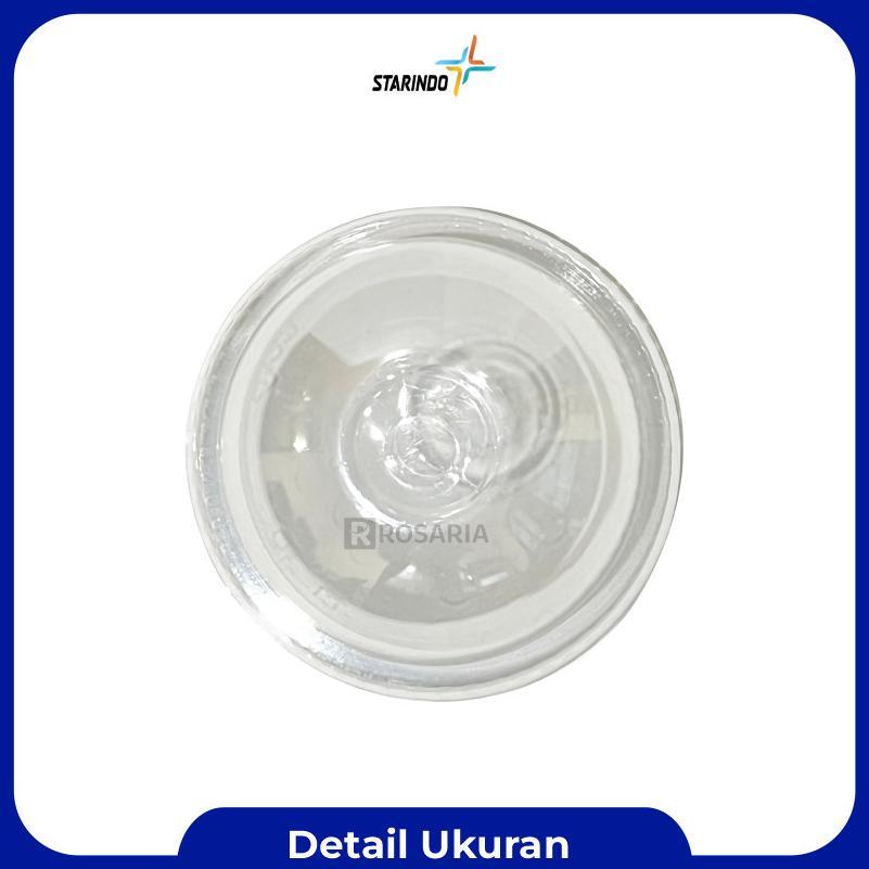 Tutup Cup Cembung Tebal Merk Starindo Tutup Gelas Plastik Bening Transparan Minuman New
