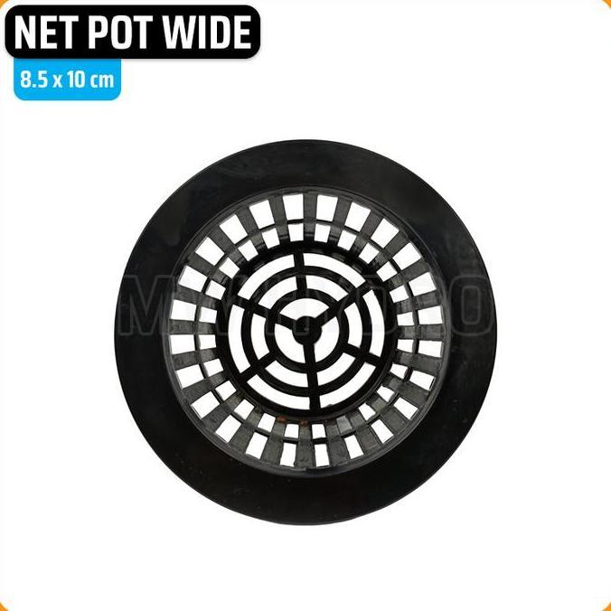 HYDROPONIC NET POT WIDE - NETPOT HIDROPONIK - 8.5X10 CM