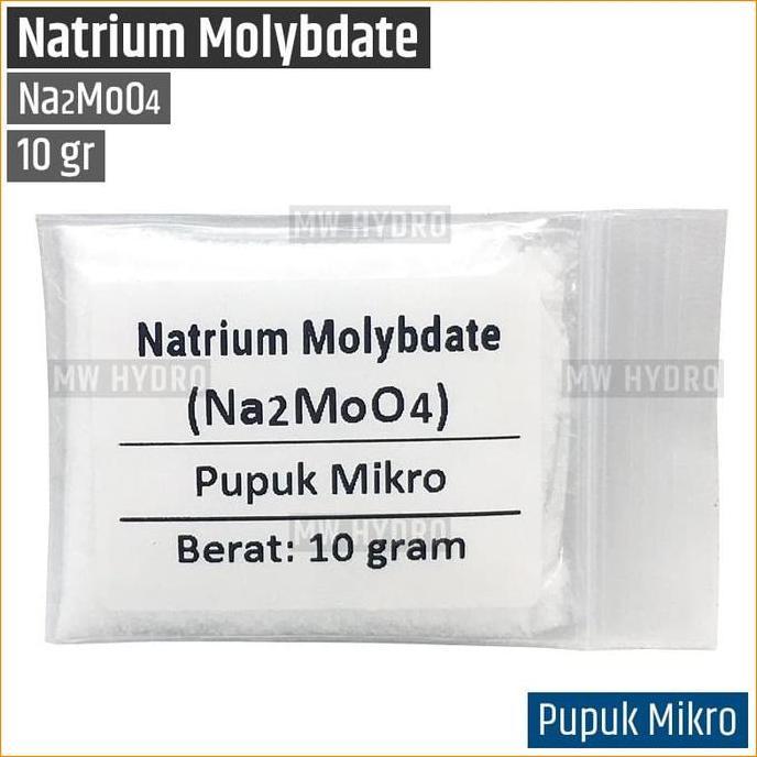 NATRIUM MOLYBDATE / SODIUM MOLYBDATE - 10 GR - PUPUK MIKRO HIDROPONIK