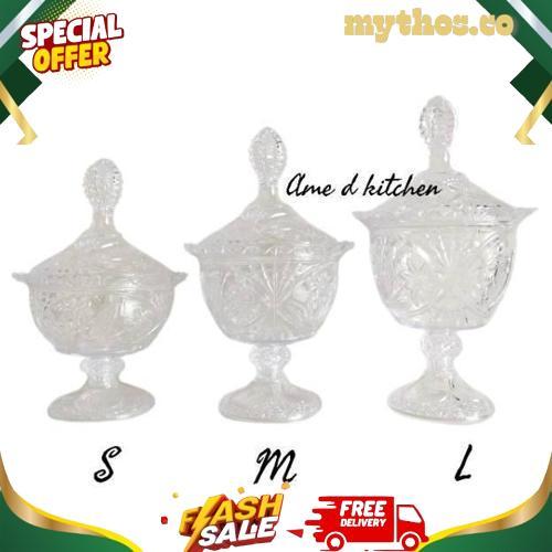Produk Baru Toples Bijian Kristal Mika Small (Kecil ) Tkk 1099 Golden Sunkist
