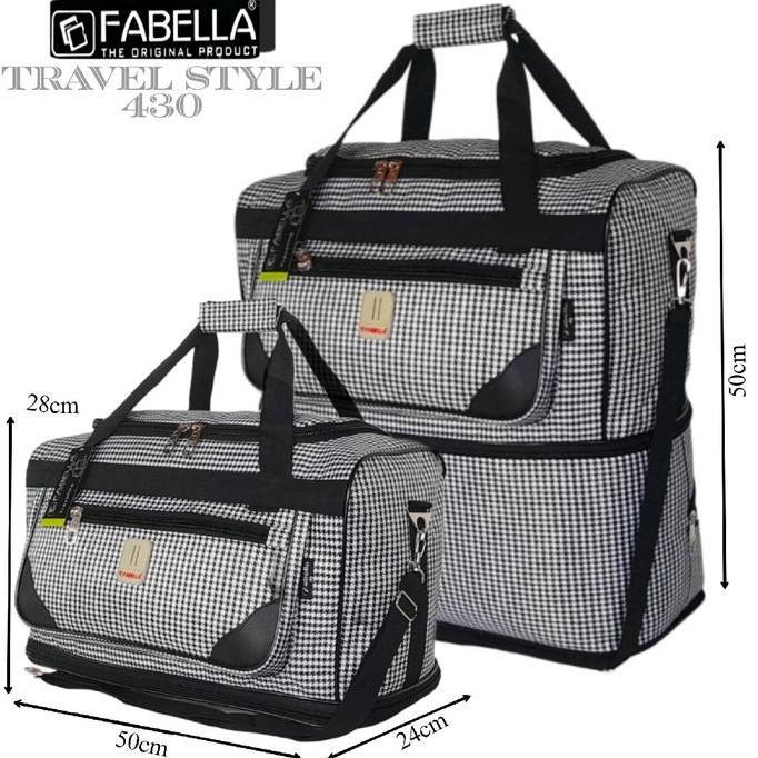 Tas Pakaian Fabella Tasl Tingkat Tas Travel Besar Tas Jalan Jalan Tas Mudik Tas Multifungsi Tas Pria