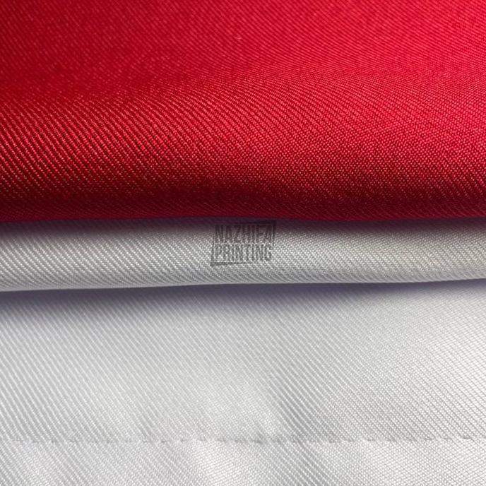 Bendera Merah Putih Indonesia PREMIUM, Bahan Japan Drill Polyester, Ukuran 15 x 22, 20 x 30, 30 x 45