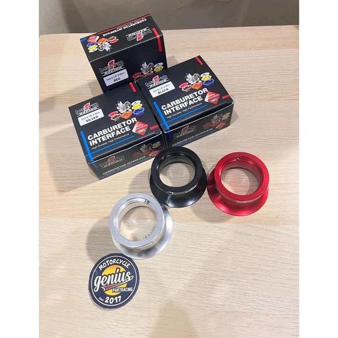 Velocity Corong Udara CNC Karburator PE 28 - PWL 28 - PWK 28 Moto1 Racing Original