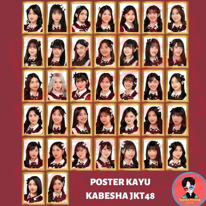 POSTER KAYU KABESHA JKT48 NEW ERA - BEBAS PILIH MEMBER