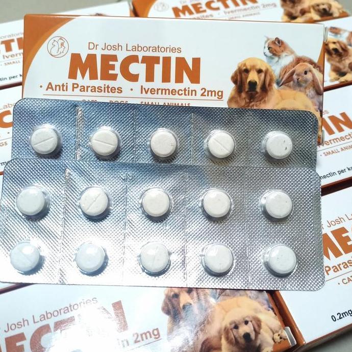PROMO - MECTIN INVERMECTIN 10 BOX ISI 200 TABLET BUAT KUCING ANJING