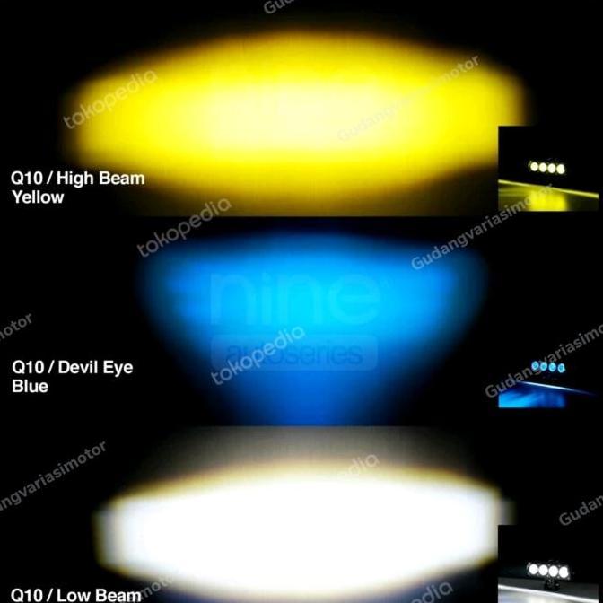 luminos led Q10 harga satuan, lampu tembak laser super terang... Terlaris