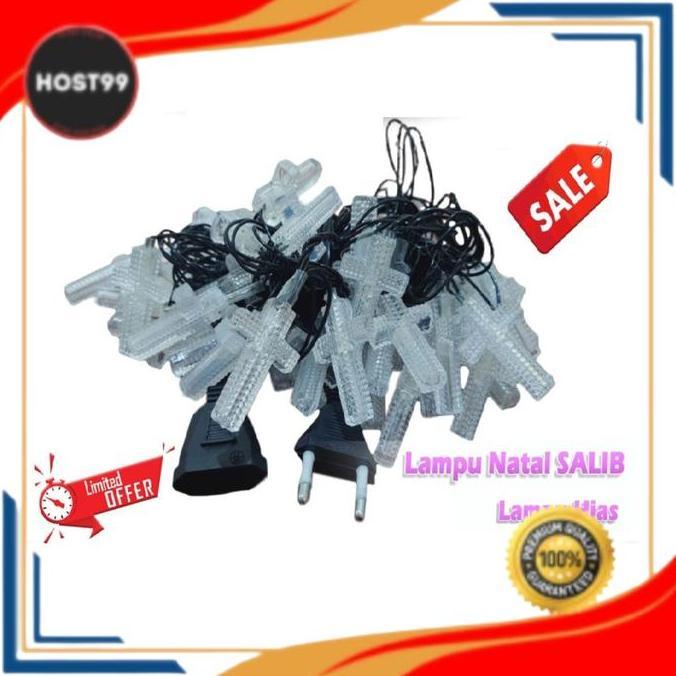 DH - LAMPU NATAL SALIB LAMPU HIAS SALIP TUMBLR 0598