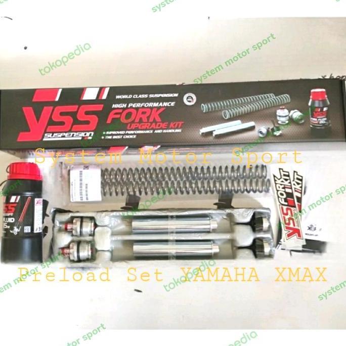 Preload Yss yamaha xmax. Front Fork preload XMAX ORIGINAL YSS Terlaris