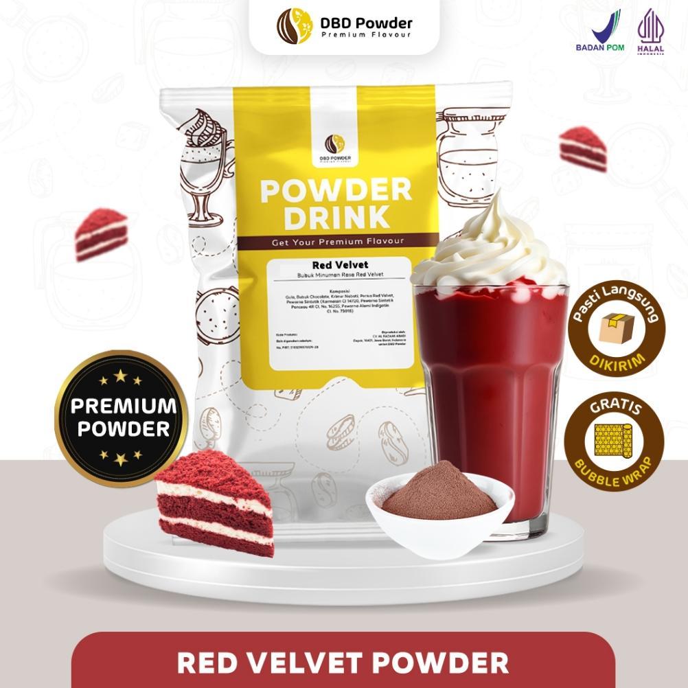 [PREMIUM] Bubuk Minuman Red Velvet - Powder Red Velvet Milkshake