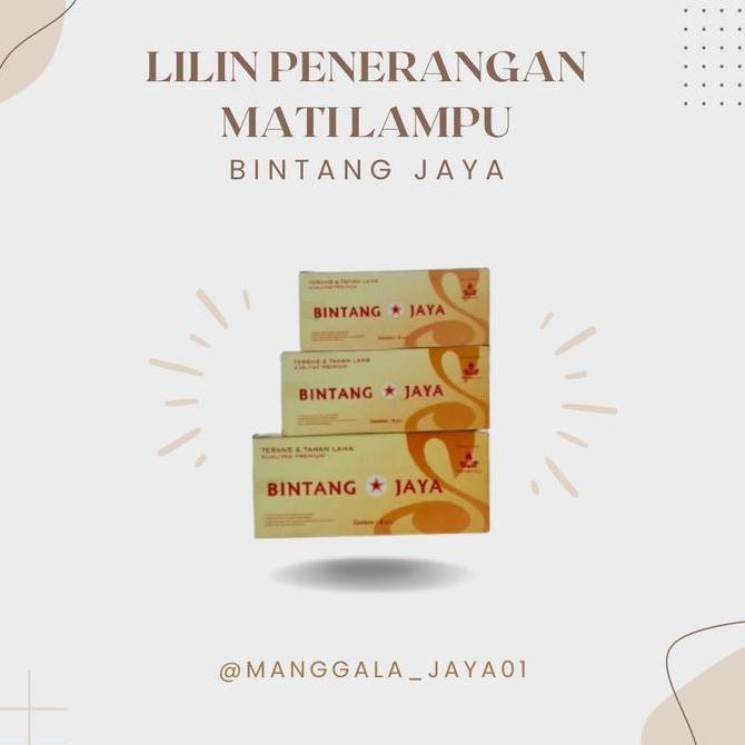 LILIN MATI LAMPU / LILIN DOA PUTIH CAP BINTANG