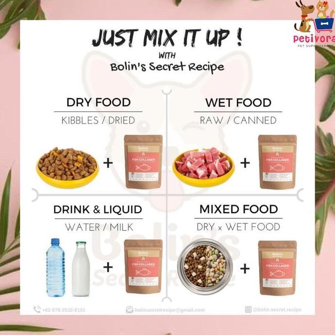 Bolin's Secret Recipe PURE Fish Collagen Suplemen Bolin 50gr / 150gr