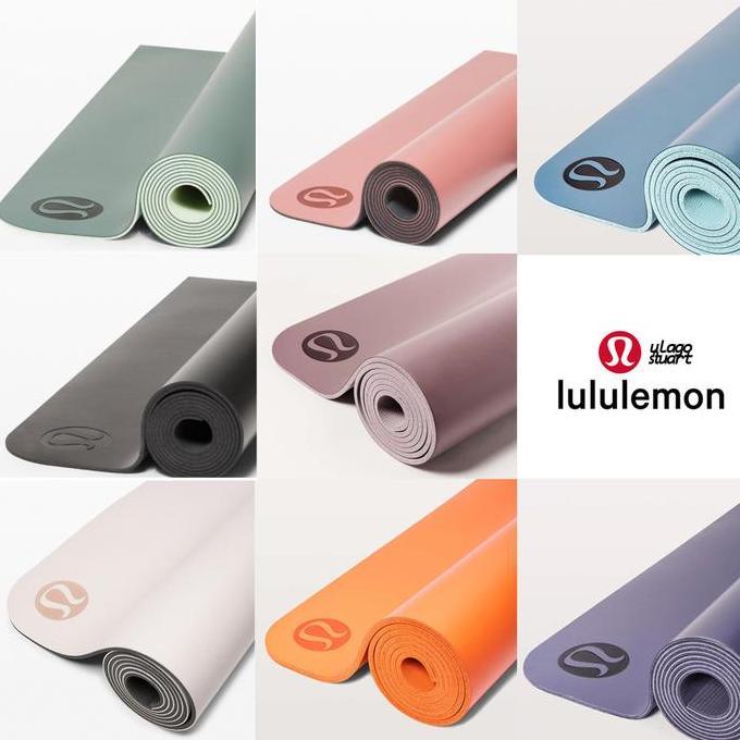 the reversible mat 5mm LULULEMON ATHLETICA solid yoga matras alo manduka senam