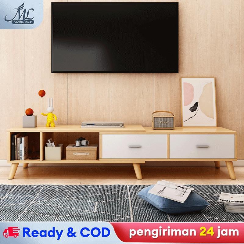 Meja Tv 180Cm Rak Tv Minimalis Modern Meja Tv Kayu Murah Lemari Tv Jumbo