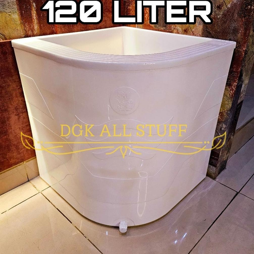 Bak Air Mandi Sudut Oval Petak Kamar Mandi Toilet WC PVC Plastik Warna Cantik Estetik Aesthetic Mini