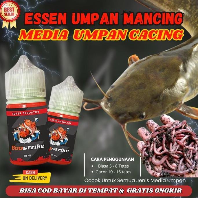 Essen Ikan Lele Galatama Media Cacing | Essen Boostrike Super Predator Mancing Umpan Cacing