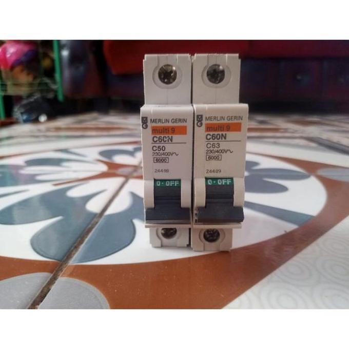 New- MCB Merlin Gerin Multi 9 C60N 50A 63A