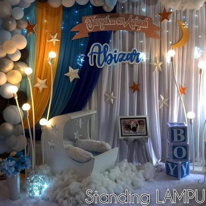 New- Tatakan lampu stand . Tatakan Stand Dekorasi rustic.