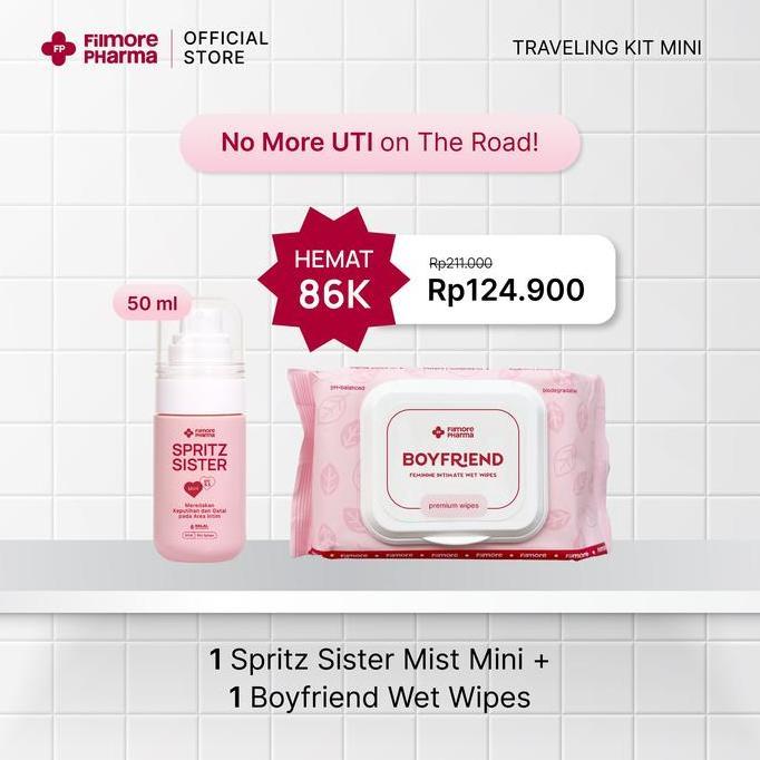 bara_vans - Filmore Travel Kit Wet Wipes & Sister Mist Anti Keputihan
