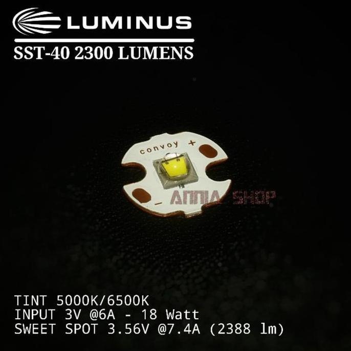 New- LUMINUS SST-40 SST40 SENTER LED EMITTER TEMBAGA DTP COPPER