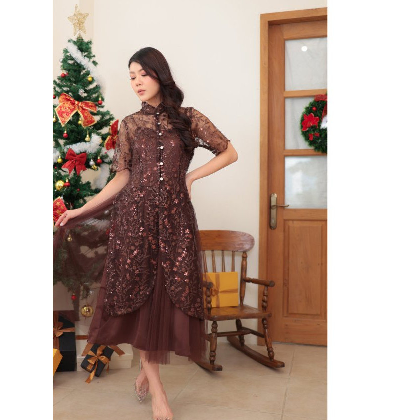 Louisa Dress by Miss Nomi - Dress Pesta - Dress Natal I Dress Kondangan