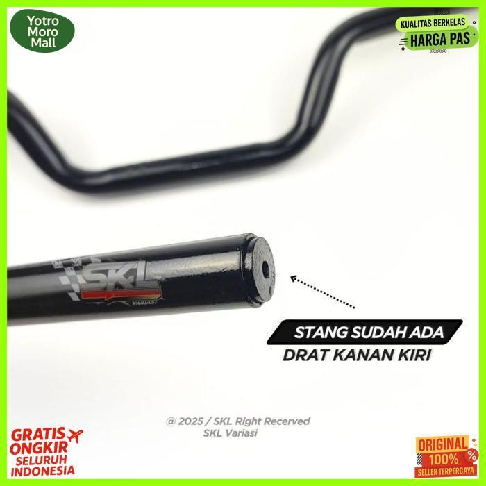 Berkualitas Stang Stir Setang Setir Honda Cb150R Cbr Cb 150 R Led Pendek Pcx Hitam Ahm 99% Mirip Ori