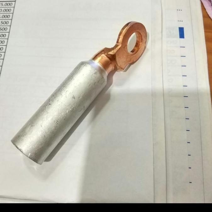 SKUN BIMETAL AL-CU DTL-2-35 UTK KABEL 35MM M8 ALUMUNIUM-TEMBAGA