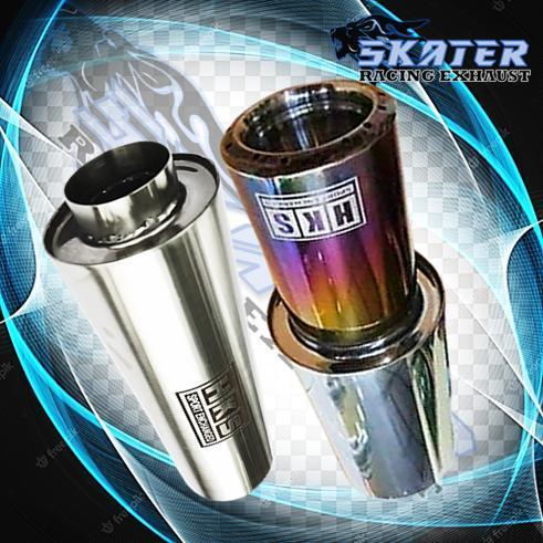 Knalpot Mobil Racing Fullset Muffler Dan Resonator Hks Gronel Rainbow Untuk Mobil Matic Dan Manual O