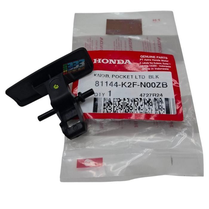 KNOB POCKET TOMBOL PEMBUKA TUTUP LACI SCOOPY NEW 2021 PRESTIGE ORIGINAL 81144K2FN00ZB