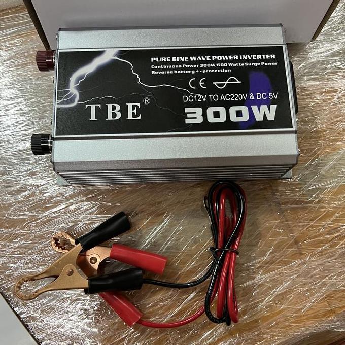 TBE POWER INVERTER TBE PURE SINE WAVE 300W Murah