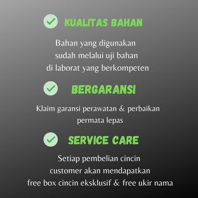 Cincin nikah tunangan nikah kawin palladium emas putih kuning platinum perak  C713