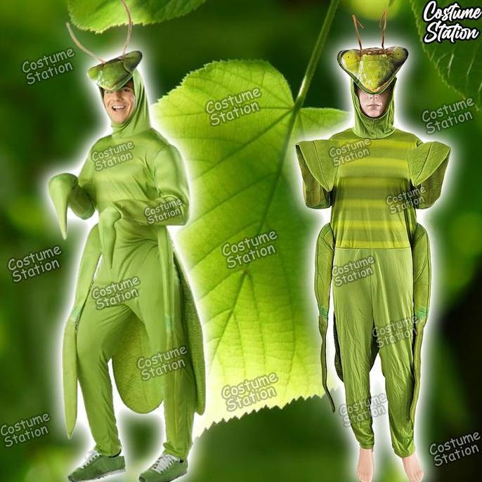 Kostum Onesie Praying Mantis / Costume Belalang Sembah Hewan Binatang Animal dewasa