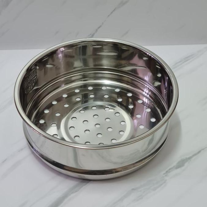 stainless 304 pot Stainless 304 Pot Steamer 16cm | Panci Kukus Stainless Tanpa Gagang / Kuping Food 