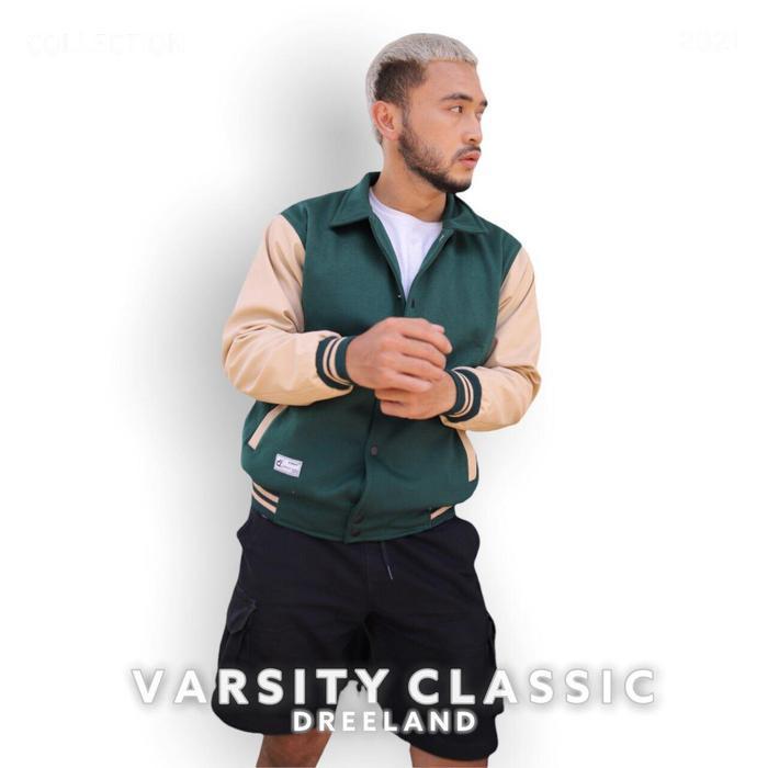 Jaket Varsity Kombinasi Jaket Baseball Pria Terbaru 2022 Jaket Bomber Bordir Original Terbaru Best Q