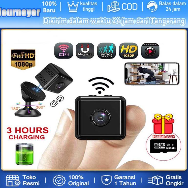 Kamera Mini CCTV 1080P Wifi Camera Mini Spy Cam Tersembunyi Kamera Pengintai Mini CCTV Baterai