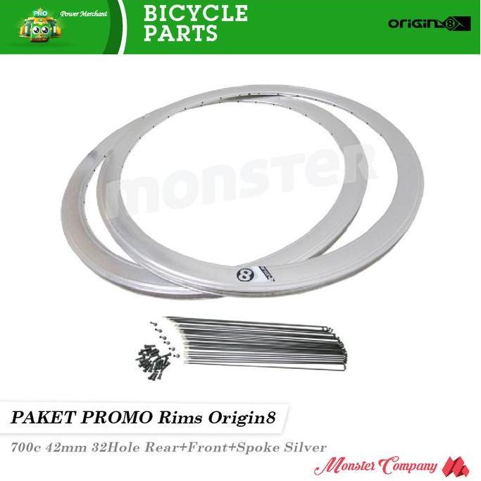 Track Attack Origin 8 Rims Origin8 700c 42mm 32Hole Silver