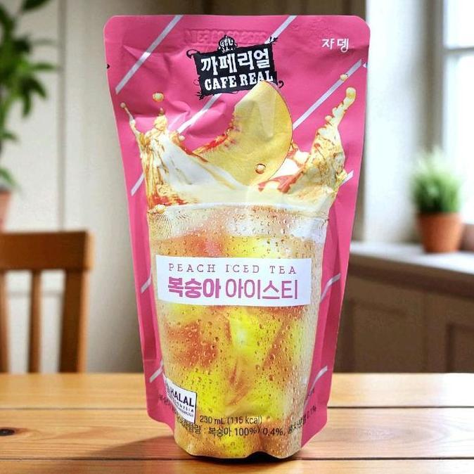 Jardin Peach Ice Tea / Teh Campuran Buah Persik / Minuman dari Korea / Teh Korea