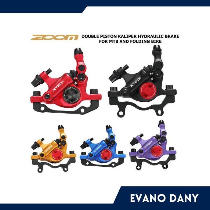 Kaliper Rem Hidrolik ZOOM Xtech HB100 Untuk Sepeda MTB RB dan Sel