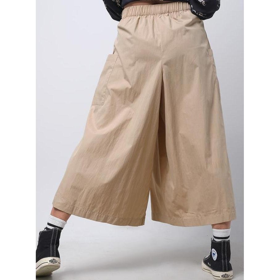 Logo Jeans Celana Kulot Ayara Khaki 43058L5KH