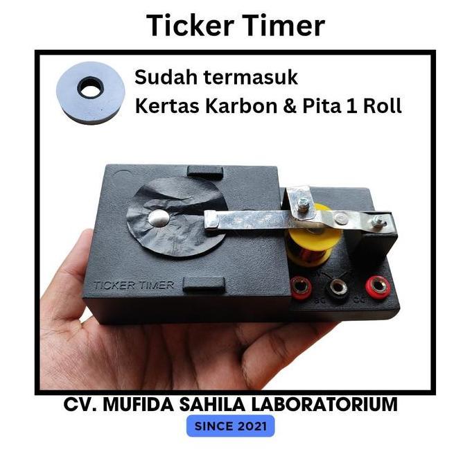 TICKER TIMER / PEWAKTU KETIK /ALAT GLB / ALAT GLBB ORIGINAL DAN TERPERCAYA