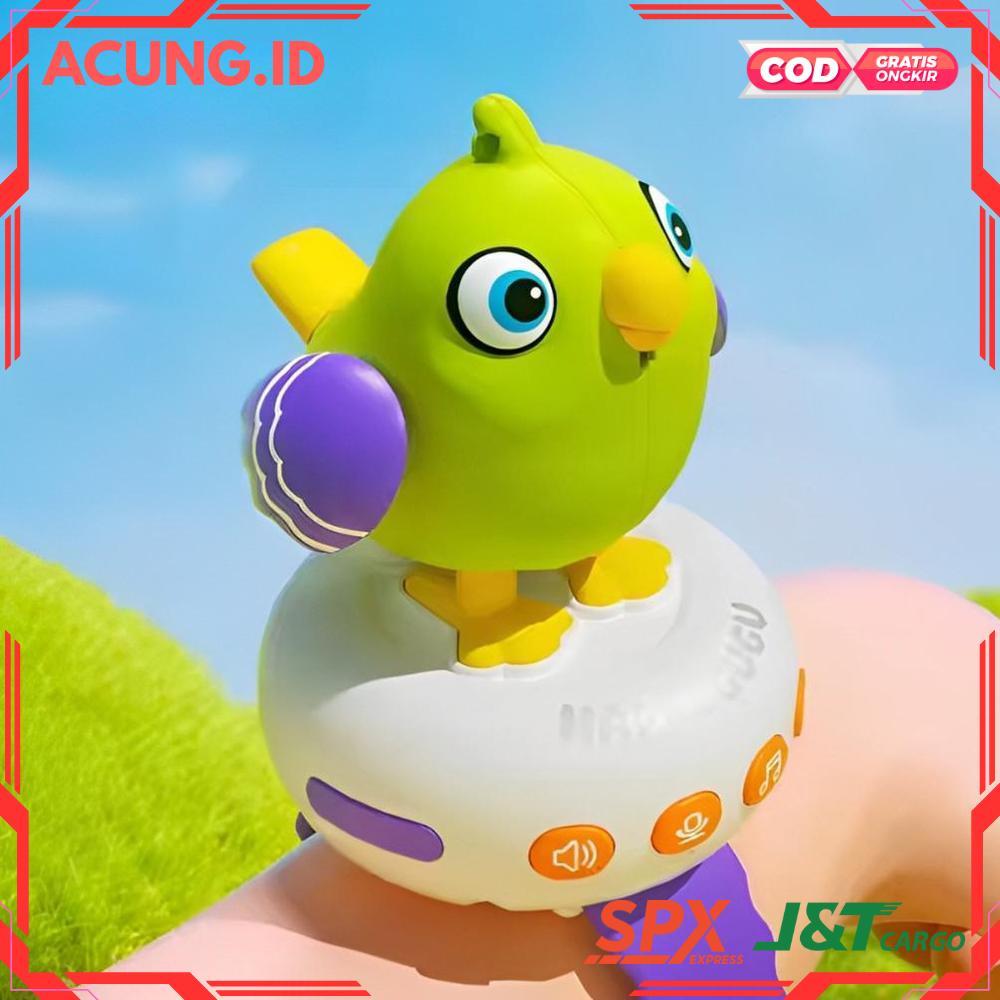 Peniru Suara Burung Gerak | Jam Mainan Burung Bunyi | Mainan Musik Anak | Hadiah Ulang Tahun - RO30-