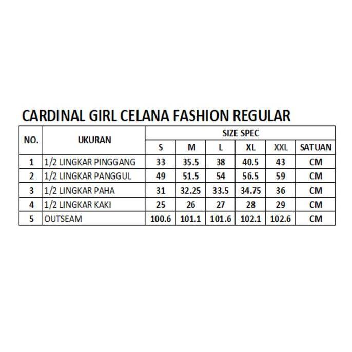 Cardinal Celana Fashion Wanita G0032F12H
